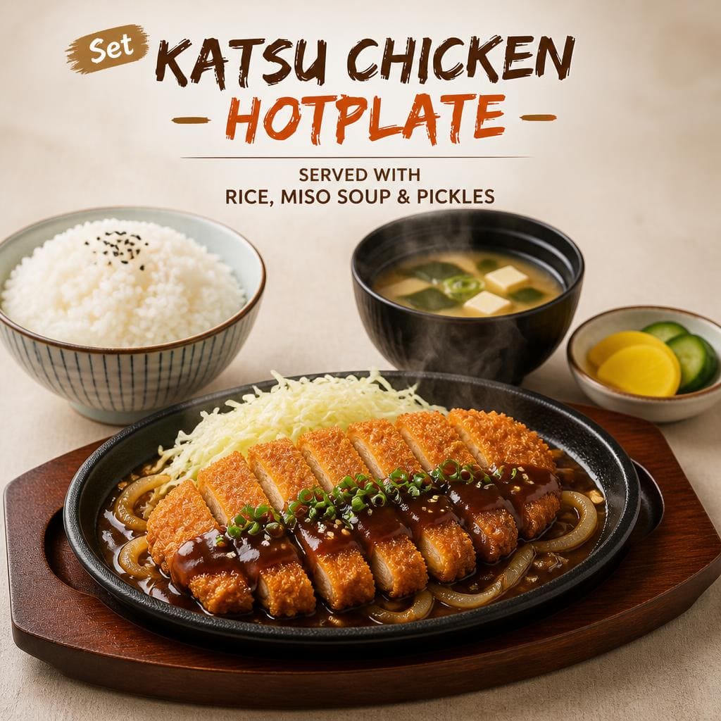 Set Katsu Chicken Hotplate